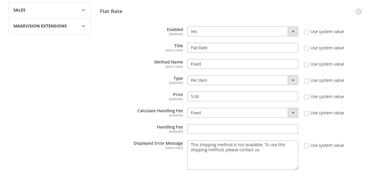 table-rate