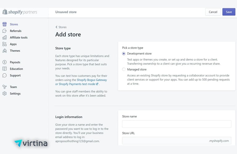 Guide to Building and Transferring a Shopify Development Store