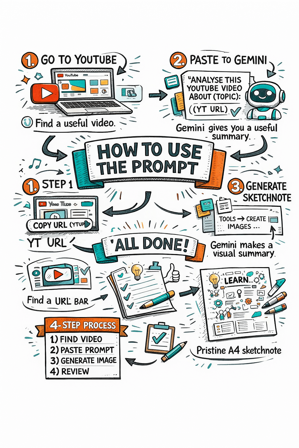 Youtube to Infographic - Virtina